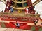 Christmas Wheel with Santa. Animated Holiday Decoration. Christmas Village